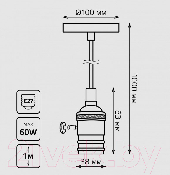 Изображение товара Потолочный светильник Gauss Decor PL042