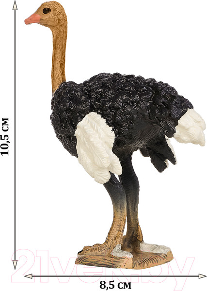 Изображение товара Фигурка коллекционная Masai Mara Мир диких животных. Птица страус / MM211-157