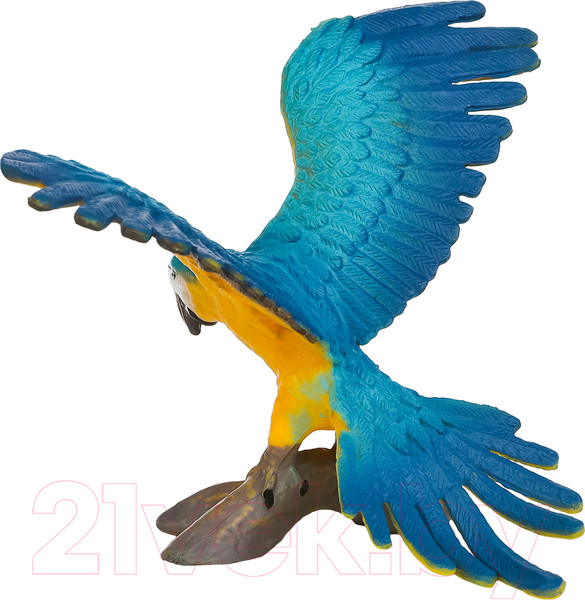 Изображение товара Фигурка коллекционная Masai Mara Мир диких животных. Птица попугай сине-желтый ара / MM211-167