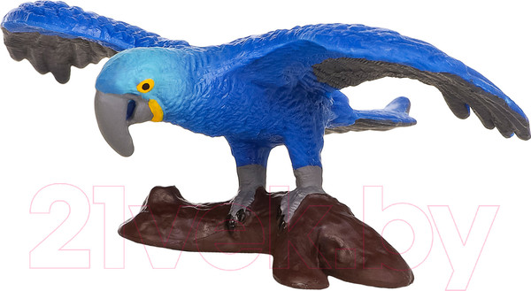 Изображение товара Фигурка коллекционная Masai Mara Мир диких животных. Птица попугай голубой ара / MM211-169
