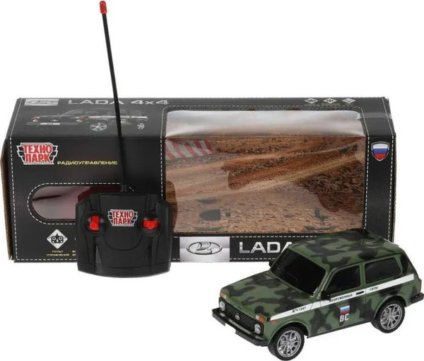 Изображение товара Радиоуправляемая игрушка Технопарк Lada 4x4 / LADA4X4-18L-MIL