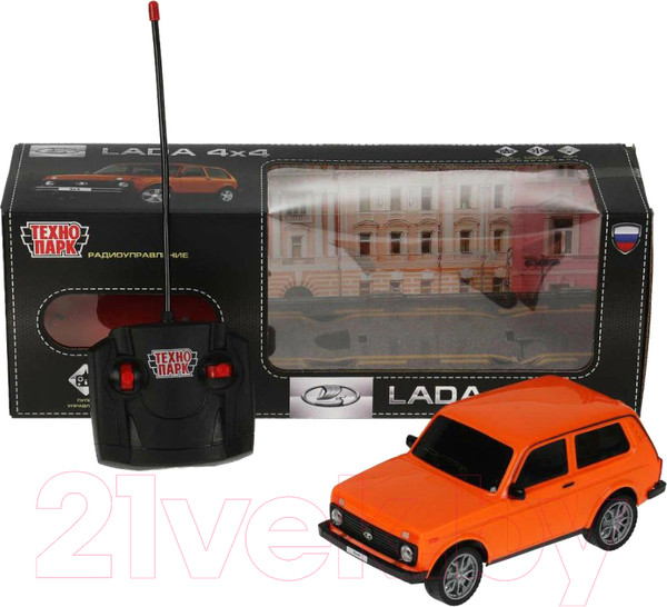 Изображение товара Радиоуправляемая игрушка Технопарк Lada 4x4 / LADA4X4-18L-OR