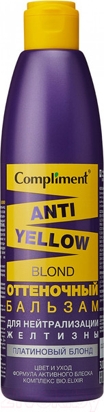 Изображение товара Оттеночный бальзам для волос Compliment Anti-Yellow Blond для нейтрализации желтизны (200мл)