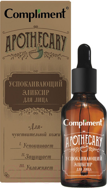 Изображение товара Крем для лица Compliment Эликсир Apothecary Успокаивающий (27мл)