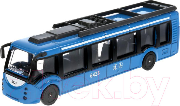 Изображение товара Автобус игрушечный Технопарк Автобус новый / SB-19-30-BU-WB