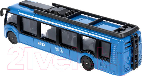 Изображение товара Автобус игрушечный Технопарк Автобус новый / SB-19-30-BU-WB