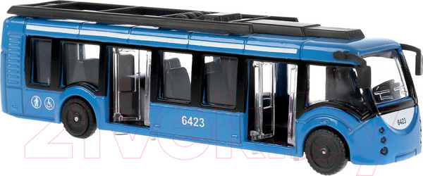 Изображение товара Автобус игрушечный Технопарк Автобус новый / SB-19-30-BU-WB