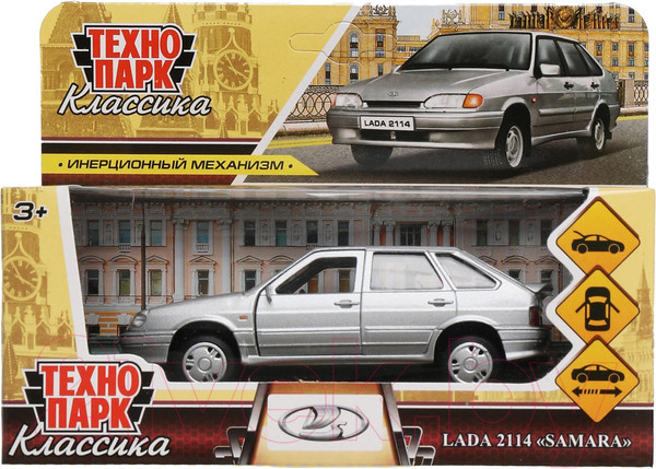 Изображение товара Автомобиль игрушечный Технопарк Lada-2114 Samara / 2114-12-SR