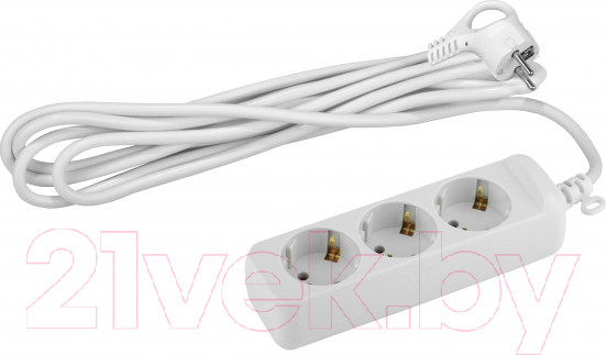 Изображение товара Удлинитель ЭРА U-3e-3m-3x1 / Б0028370 (3x1мм2)