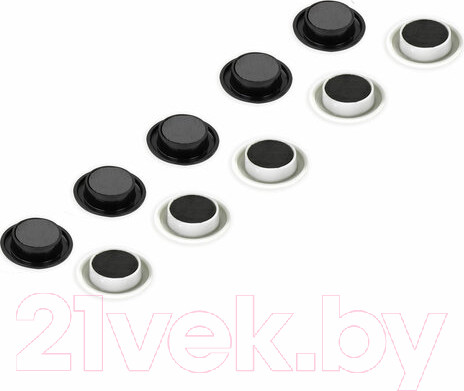 Изображение товара Набор магнитов Brauberg Black&White / 237468 (10шт)