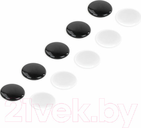 Изображение товара Набор магнитов Brauberg Black&White / 237468 (10шт)