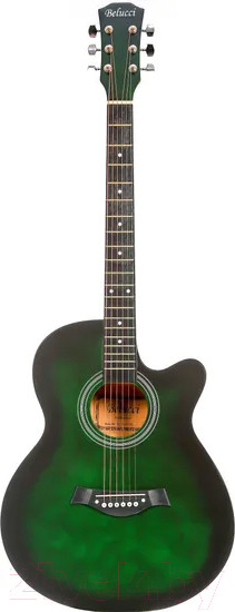 Изображение товара Акустическая гитара Belucci BC4020 GR (зелёный)