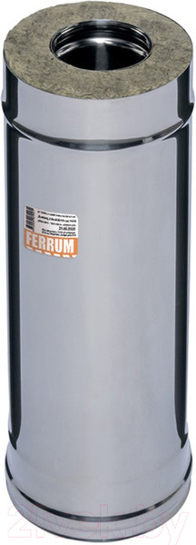 Изображение товара Труба вытяжная Ferrum 0.5м 430/0.5мм Ф100x200 / f3901