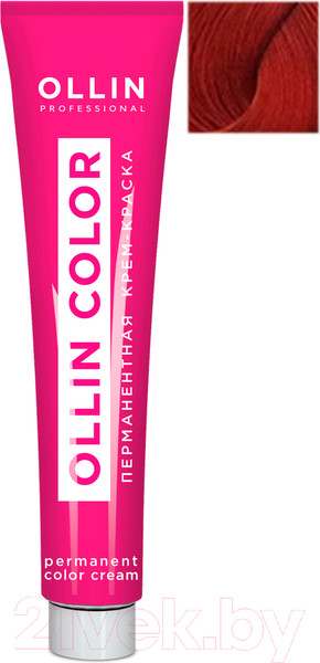 Изображение товара Крем-краска для волос Ollin Professional Color перманентная 7/6 (60мл, русый красный)