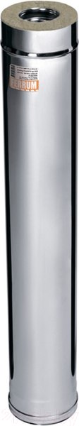Изображение товара Труба дымохода Ferrum 1.0м 430/0.5мм Ф100x200 / f4001