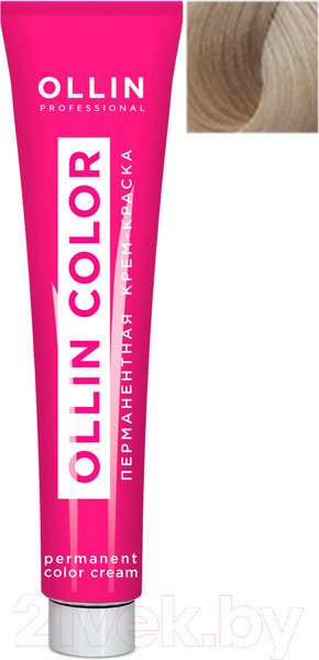 Изображение товара Крем-краска для волос Ollin Professional Color перманентная 9/1 (60мл, блондин пепельный)