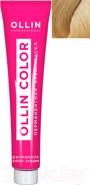 Изображение товара Крем-краска для волос Ollin Professional Color перманентная 10/0 (60мл, светлый блондин )