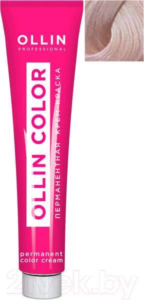 Изображение товара Крем-краска для волос Ollin Professional Color перманентная 10/22 (60мл, светлый блондин фиолетовый)