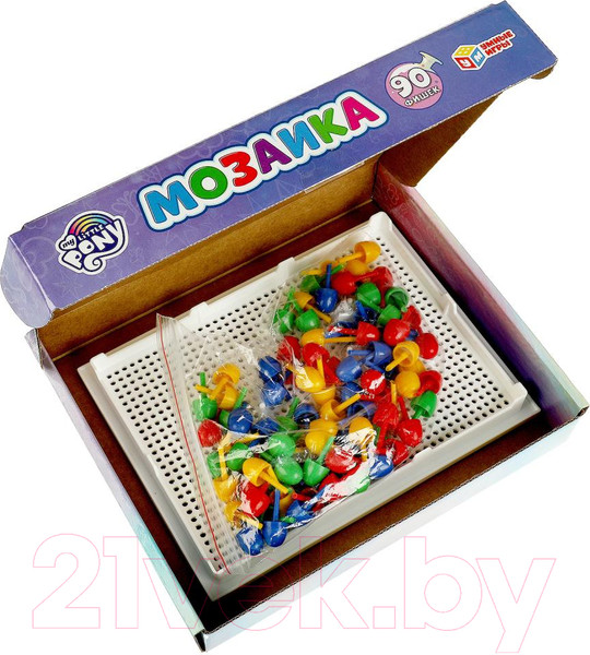 Изображение товара Развивающая игра Умные игры Мозаика. Мой маленький пони / 4680107915153