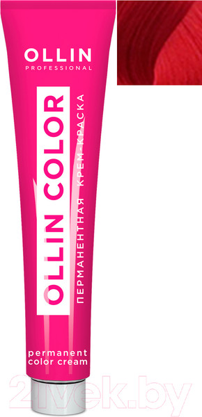 Изображение товара Крем-краска для волос Ollin Professional Color перманентная 8/6 (60мл, светло-русый красный)