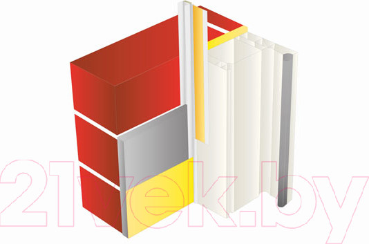 Изображение товара Профиль примыкающий оконный Profigips ПВХ 6x2400