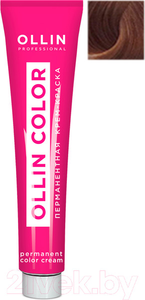 Изображение товара Крем-краска для волос Ollin Professional Color перманентная 8/73 (60мл, светло-русый коричнево-золотистый)