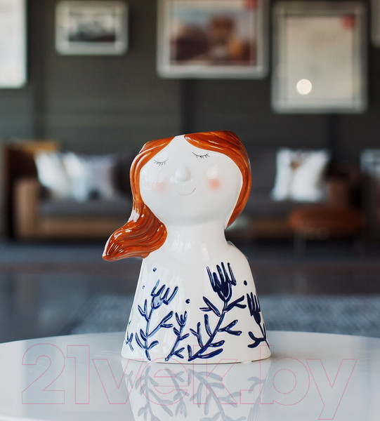 Изображение товара Ваза Andrea Fontebasso Ceramic Anacu Девушка с веточками / CK1VB532315