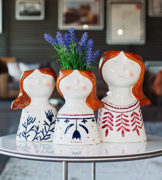 Изображение товара Ваза Andrea Fontebasso Ceramic Anacu Девушка с цветком / CK1VB542315