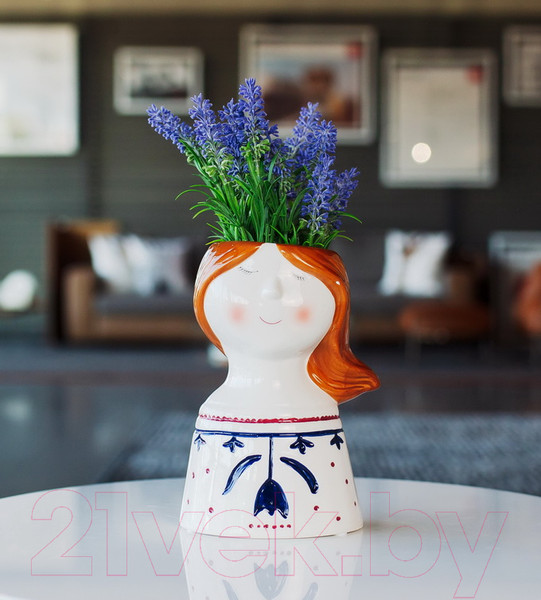 Изображение товара Ваза Andrea Fontebasso Ceramic Anacu Девушка с цветком / CK1VB542315