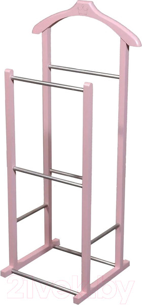 Изображение товара Стойка для одежды Мебелик Костюмная детская В 28Н (розовый)