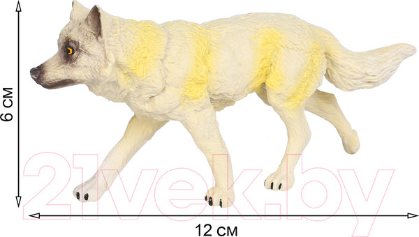 Изображение товара Набор фигурок коллекционных Masai Mara Мир диких животных. Семья полярных волков / MM211-214