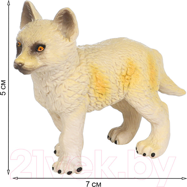 Изображение товара Набор фигурок коллекционных Masai Mara Мир диких животных. Семья полярных волков / MM211-214