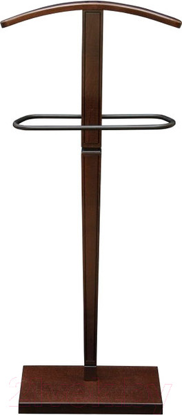 Изображение товара Стойка для одежды Мебелик Костюмная Васко В 70 (темно-коричневый/патина)