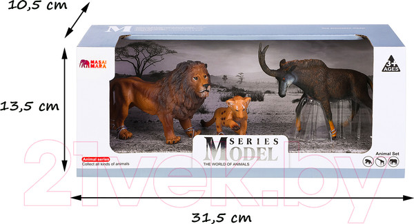 Изображение товара Набор фигурок коллекционных Masai Mara Мир диких животных / MM211-246