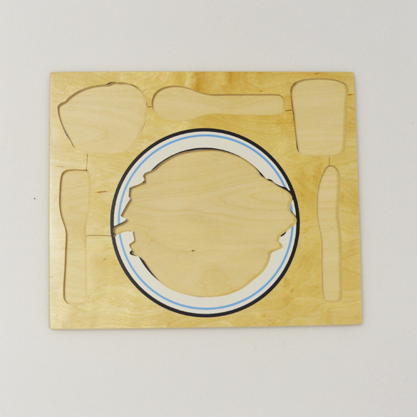 Изображение товара Сортер ЛЭМ Рамка-вкладыш. Сервировка стола / 5010