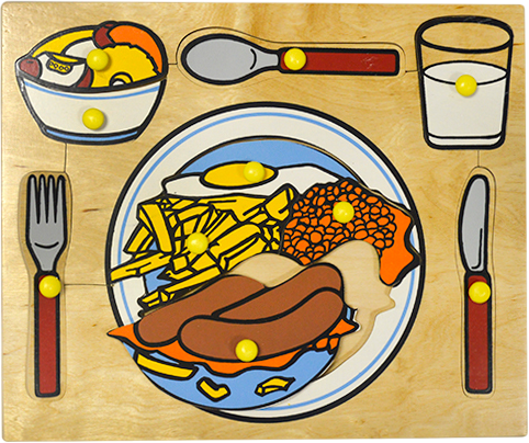 Изображение товара Сортер ЛЭМ Рамка-вкладыш. Сервировка стола / 5010