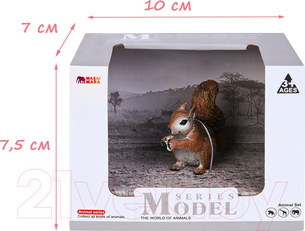 Изображение товара Фигурка коллекционная Masai Mara Мир диких животных. Белка / MM211-176