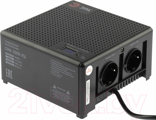Изображение товара Стабилизатор напряжения ЭРА CНК-2000-УЦ / Б0051112