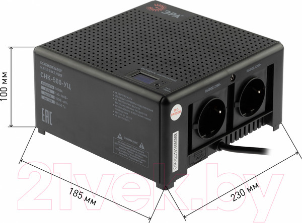 Изображение товара Стабилизатор напряжения ЭРА CНК-500-УЦ / Б0051109