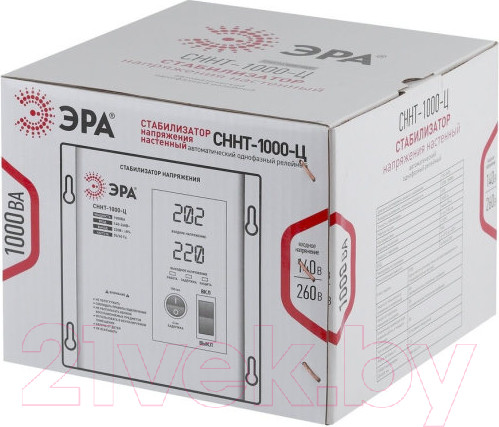 Изображение товара Стабилизатор напряжения ЭРА СННТ-1000-Ц / Б0020166