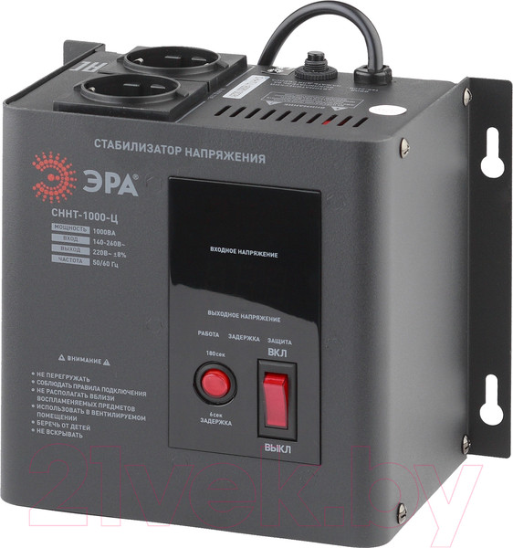 Изображение товара Стабилизатор напряжения ЭРА СННТ-1000-Ц / Б0020166