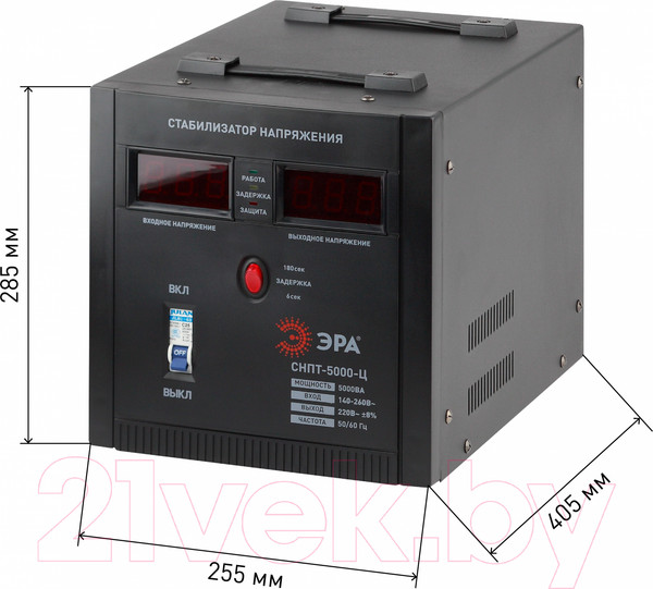 Изображение товара Стабилизатор напряжения ЭРА СНПТ-5000-Ц / Б0020162