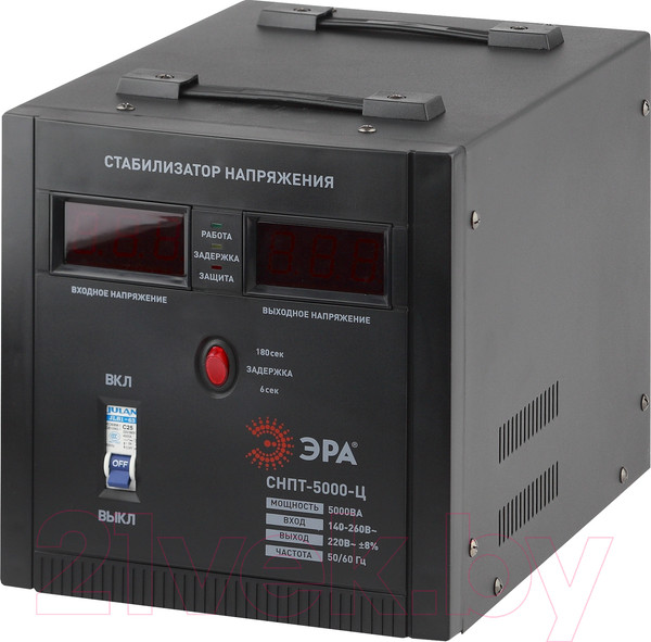 Изображение товара Стабилизатор напряжения ЭРА СНПТ-5000-Ц / Б0020162