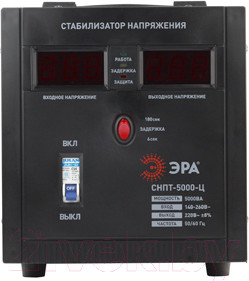 Изображение товара Стабилизатор напряжения ЭРА СНПТ-5000-Ц / Б0020162