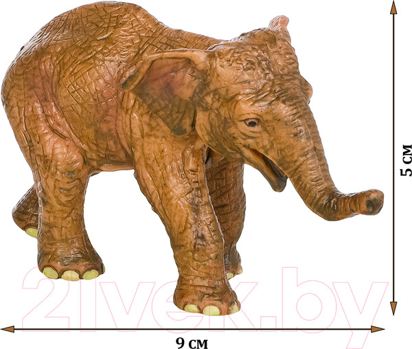 Изображение товара Набор фигурок коллекционных Masai Mara Мир диких животных. Семья слонов / MM211-205