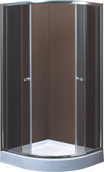 Изображение товара Душевой уголок Coliseum Minor без поддона T-90 (тонированное стекло)