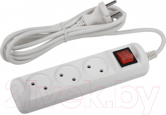 Изображение товара Удлинитель ЭРА U-3s-3m-2x1 / Б0044050 (2x1мм2)