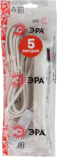 Изображение товара Удлинитель ЭРА U-4s-5m-2x1 / Б0044054 (2x1мм2)