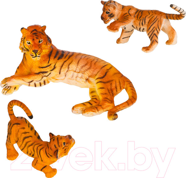 Изображение товара Набор фигурок коллекционных Masai Mara Мир диких животных. Семья тигров / MM211-210