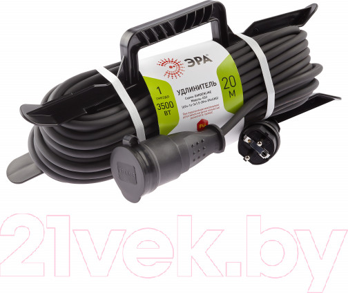 Изображение товара Удлинитель на рамке ЭРА UFx-1e-3x1.5-20m-IP44(KG) / Б0050868